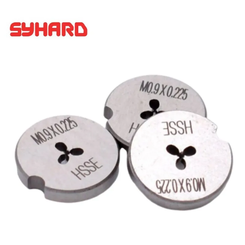 

Часы миниатюрные из быстрорежущей стали, тонкие зубья, круглая пластина, зубья M0.9, Резьбовая муфта, инструмент для изготовления наружной резьбы для часов