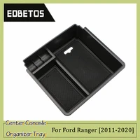 car central armrest storage box for ford ranger 2011 2021 center console organizer containers car accessories