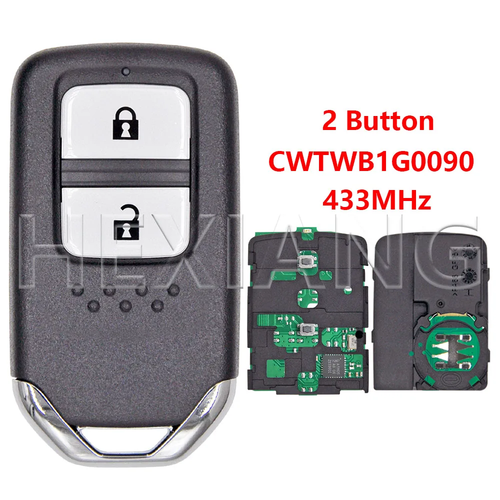 

Он CWTWB1G0090 4A чип 433 МГц Бесконтактный умный Автомобильный Дистанционный ключ 72147-TVA-A01 72147-TVA-A31 для Honda Accord 2018 2019 2020 2021