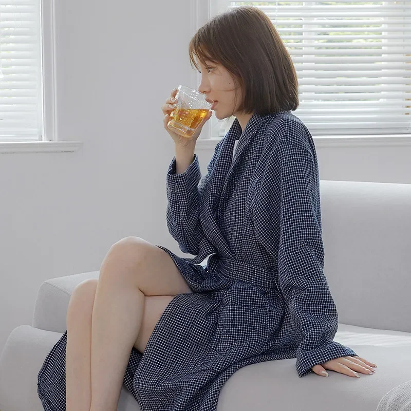 JFLEGAL японский стиль четырехслойный марлевый халат из чистого хлопка полотенце