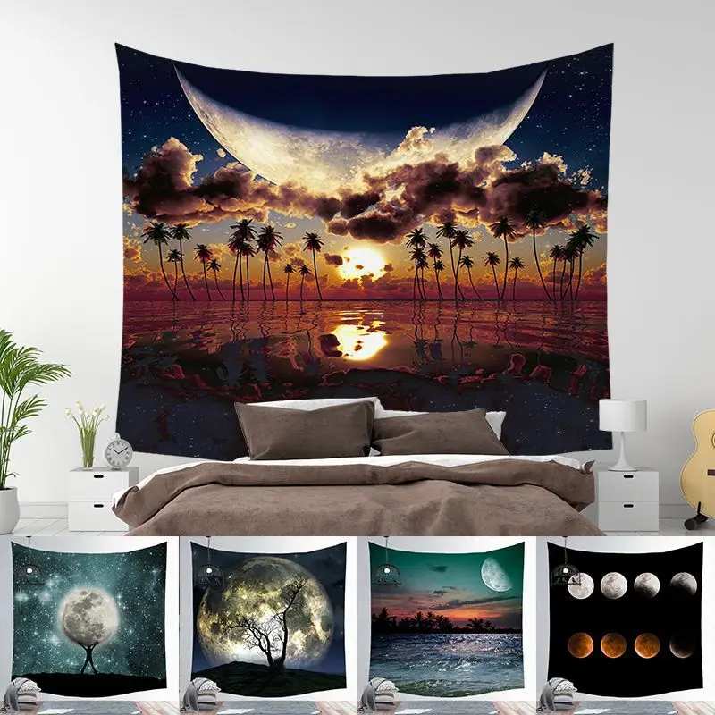 

Moon Tapestry Wall Hanging Gossip Tapestries PDD-35PD01