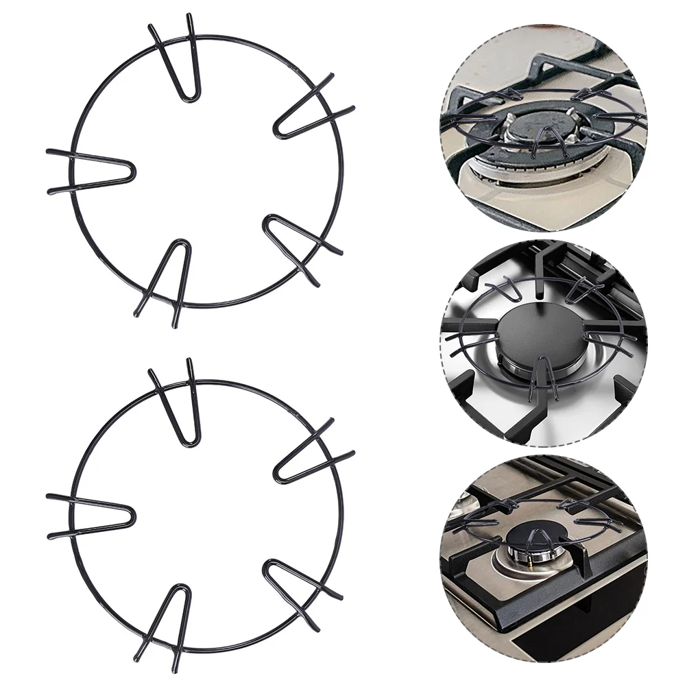 

4pcs Iron Gas Stove Rack Round Shaped Gas Stove Bracket Kitchen Gas Stove Racks