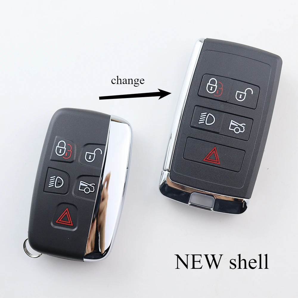 

Корпус ключа автомобиля, чехол для ключа, модификация для Jaguar F-Pace F-Type XE XF XJ Freelander для Land Rover Evoque Discovery 4 Evoque