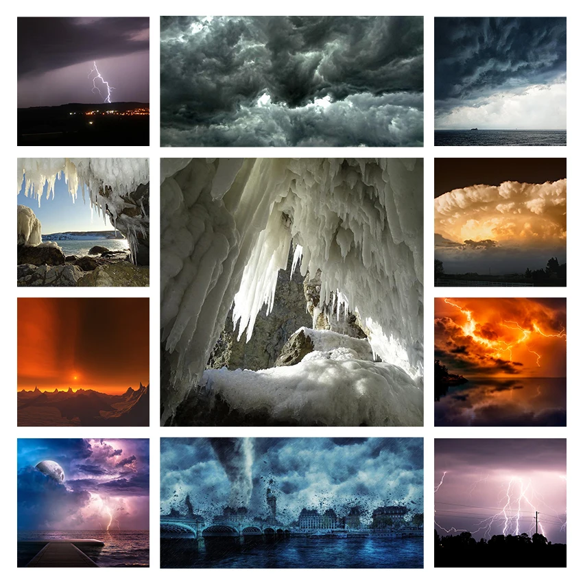 

Iceberg dark cloud lightning товары для дома обучающий 3d пазл для взрослых Деревянные игрушки головоломка