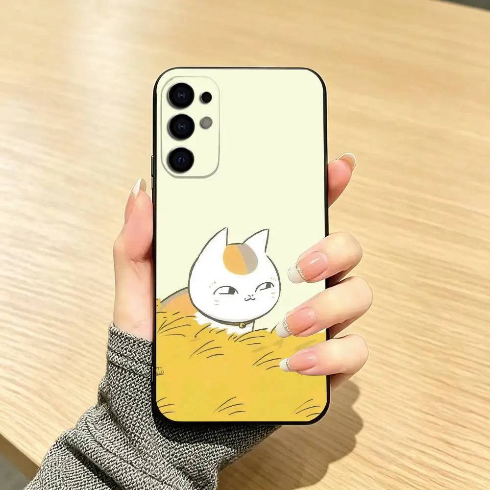 Фото Чехол для телефона Natsume Yuujinchou Nyanko, черный, силиконовый, мягкий, для Samsung S25, S24, S21, S22, S23, S30, Ultra, S20, Plus, Fe, Lite №2