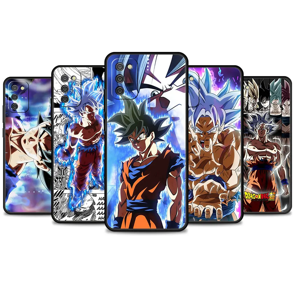 

Phone Case For Samsung Galaxy A12 A52 A51 A71 A32 A21s A02s A32 A31 A72 A22 A41 A03 A13 Cover DBZ Goku Ultra Instinct Dominado