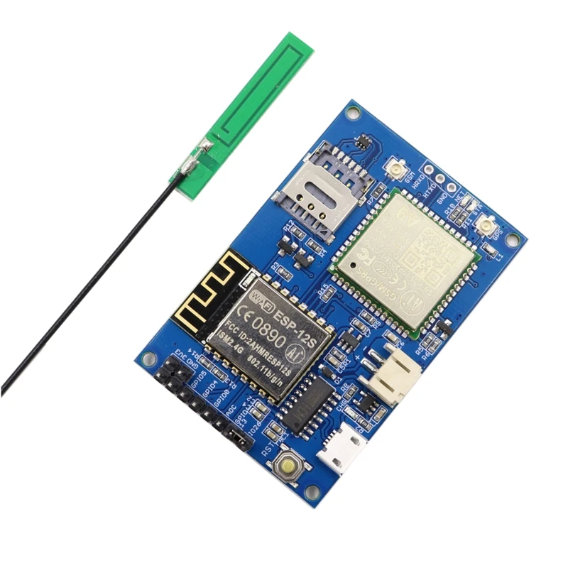 Модуль макетной платы Интернет вещей зел ESP8266 ESP-12S A9 GSM IOT модуль узла Wi-Fi Сотовый GPS
