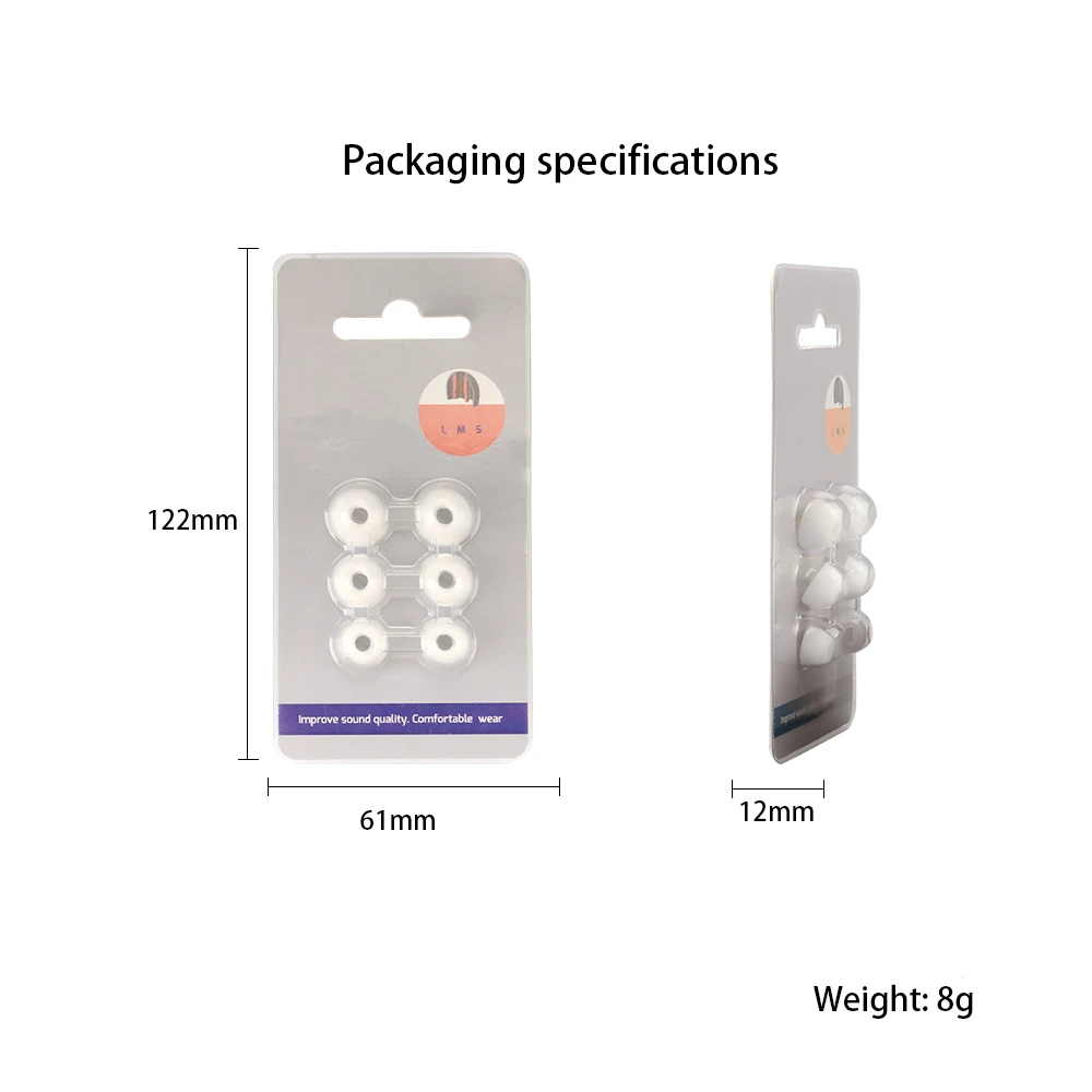 Вкладыши силиконовые для наушников JBL ENDURANCE PEAK3 3 пары