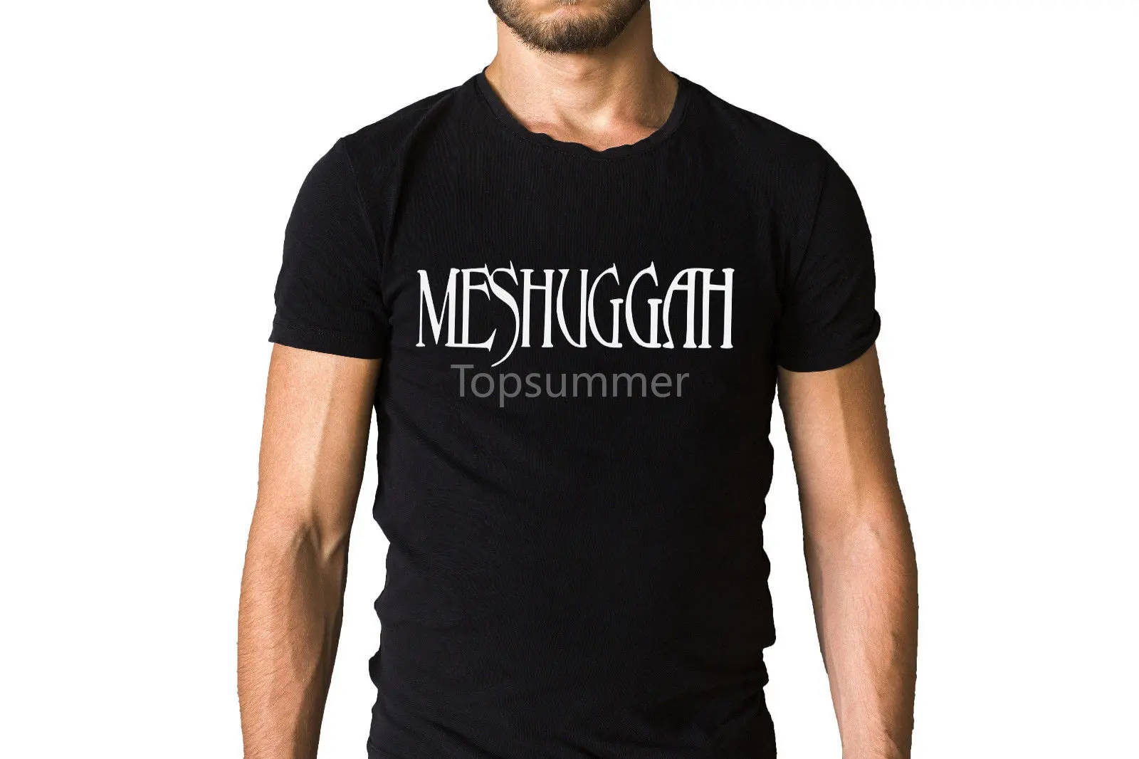 

Футболка Meshuggah с логотипом группы, Модная уникальная Классическая хлопковая Мужская футболка с коротким рукавом, дешевая распродажа, хлопковая футболка