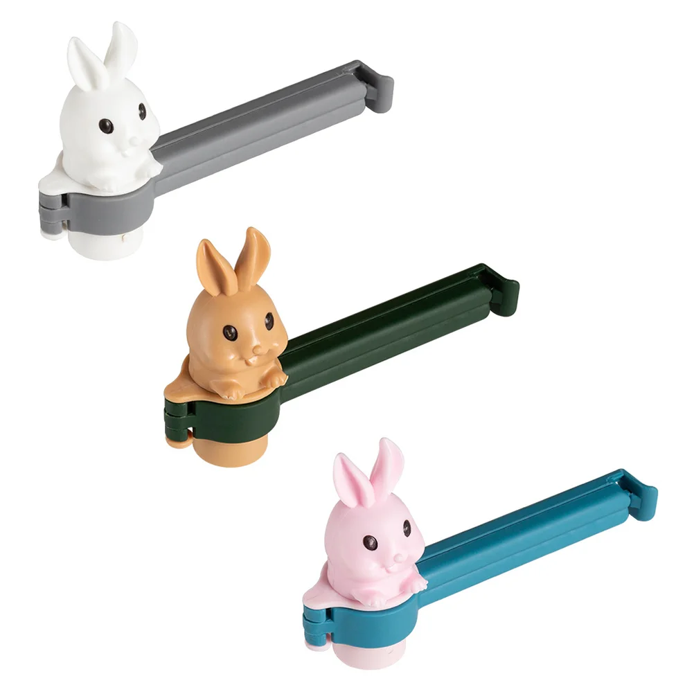 

3pcs Creative Food Storage Bag Clamps Snack Sealing Clips Food Bag Clamps