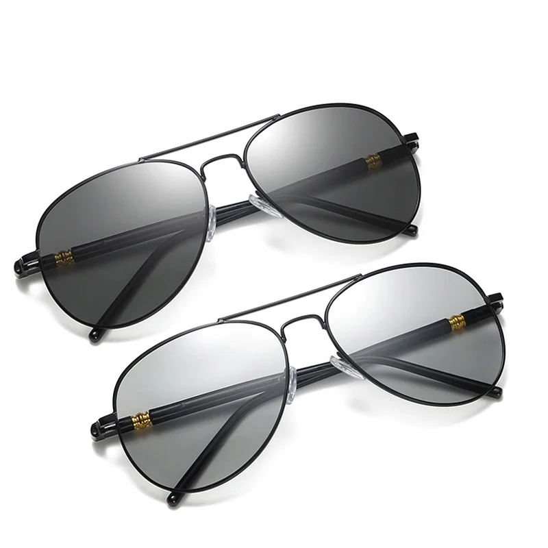

Солнцезащитные очки-авиаторы поляризационные UV400 для мужчин и женщин, винтажные брендовые дизайнерские черные солнечные очки для вождения