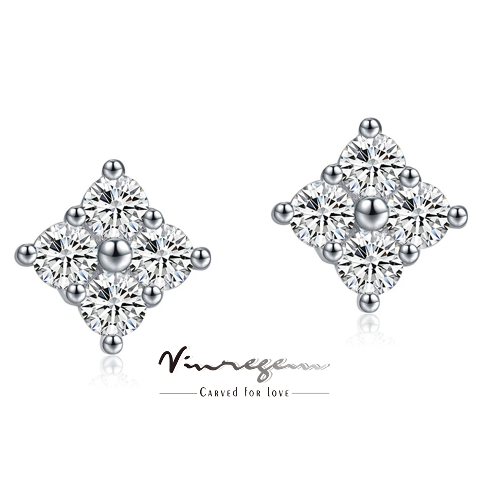 Vinregem GRA 3EX VVS1 D Цвет Настоящий Муассанит Бриллианты Драгоценные камни