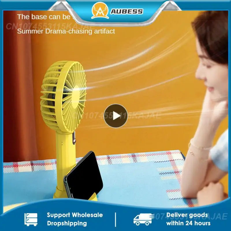

Fan Student Dormitory Bass Operation Mini Fan Long-lasting Endurance Desktop Fan Cooling Accessories Office Fan Creative Cute