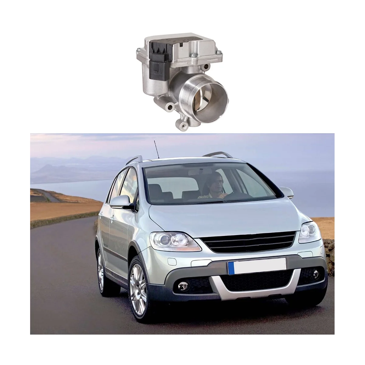 Новый корпус дроссельной заслонки A2C59514306 A2C59515371 A2C32133000 A2C37524500 03G128063S 03G128063T для VW Golf