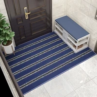 entrance doormats modern simple stripe carpet mud polypropylene outdoor dusting wear resistant rug rubber non slip vacuuming mat