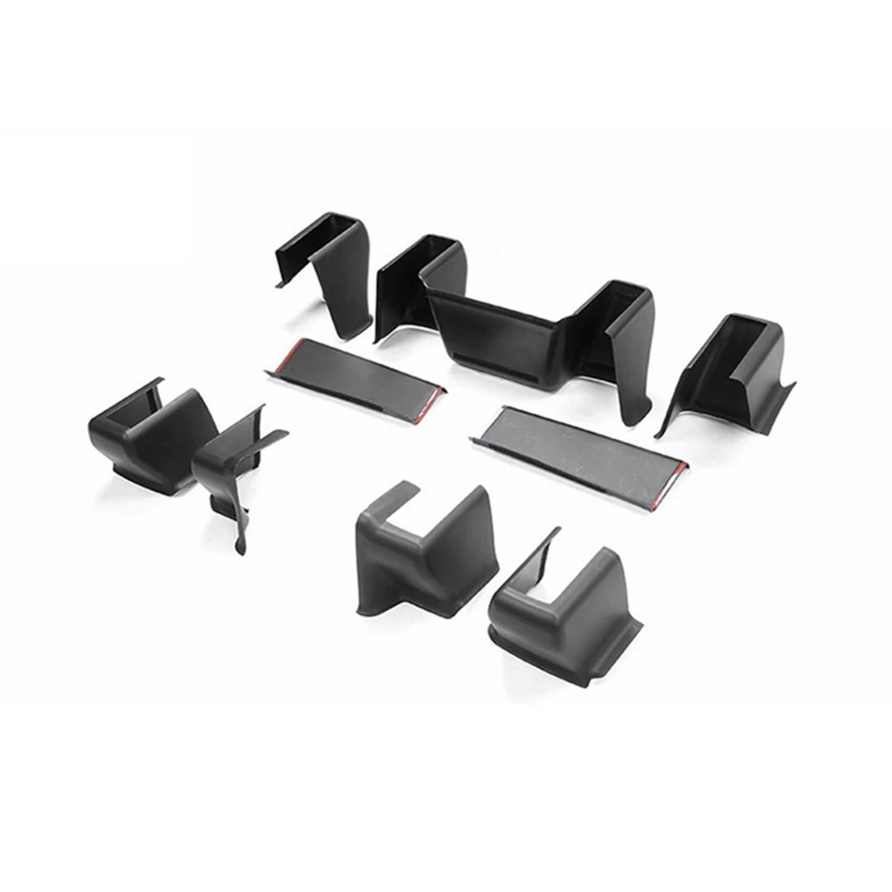 

9Pcs Car Front and Rear Seat Corner Guards Sliding Kick Guards Car Interior Trim for Tesla Model Y Car Modification Accessories