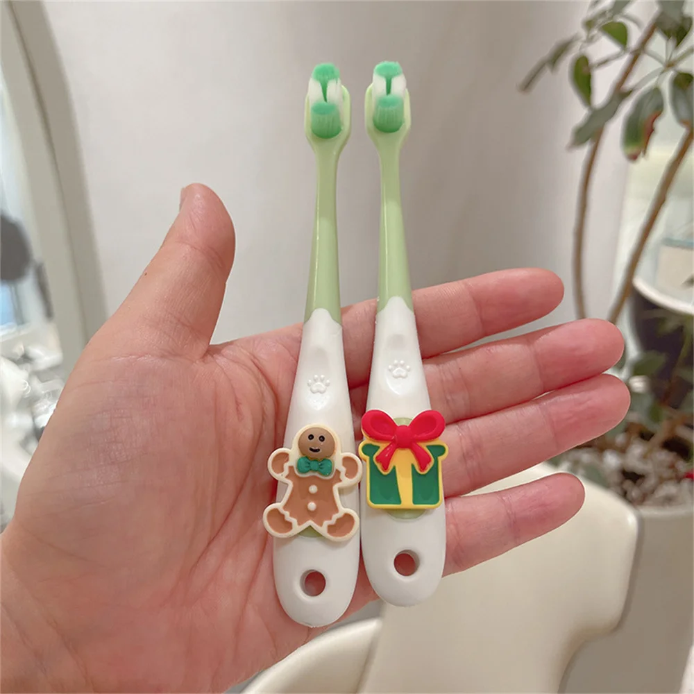 Зубная щетка для детей ультратонкая мягкая шерсть не занимает места массаж десен