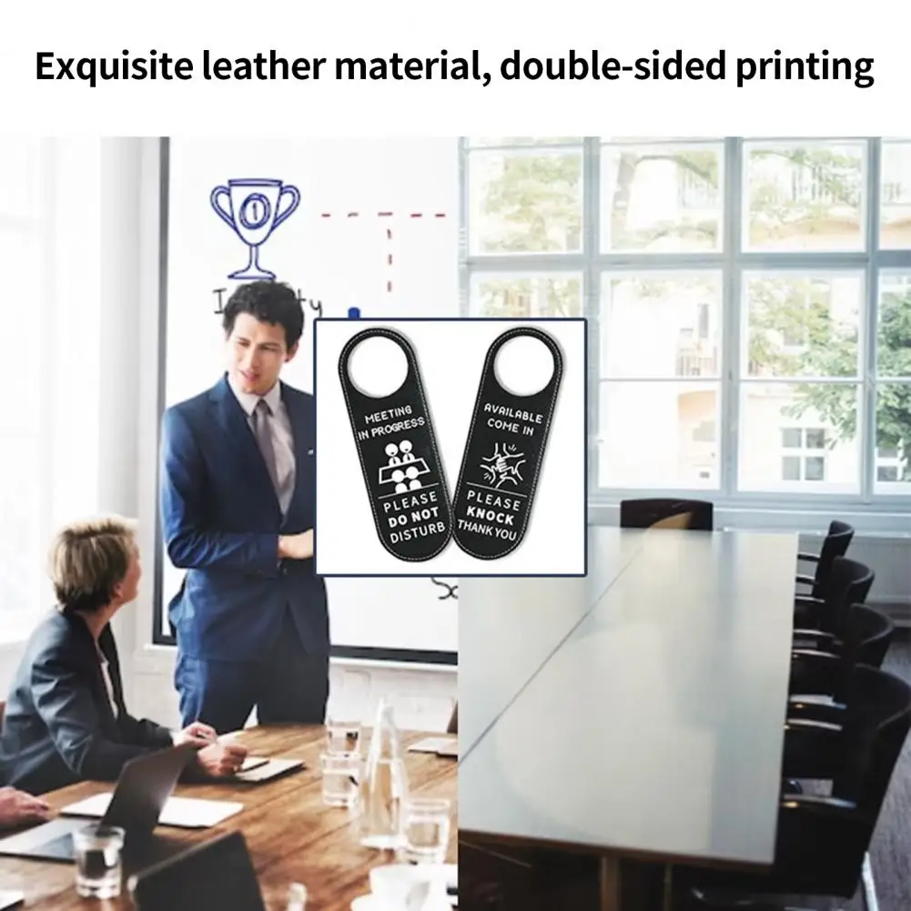 

Eye-catching Decorative Sign Attention-grabbing Door Signs for Hotels Offices Cafes Meeting Reminder Signs Waterproof for Doors