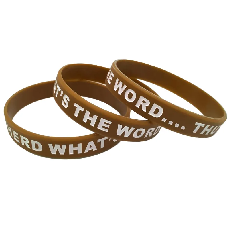 YERLLSOM 500 шт./лот светящийся настраиваемый ремешок на руку силиконовый браслет