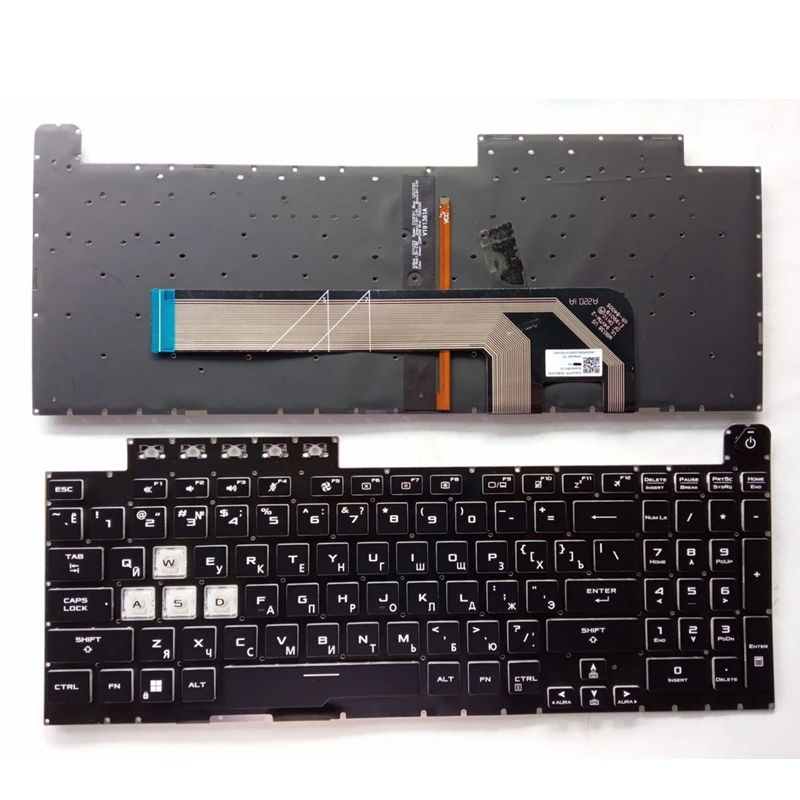 

US/RU Keyboard Backlight For ASUS TUF Gaming FX506L FA506 FX506 FX706 FX706H FA706