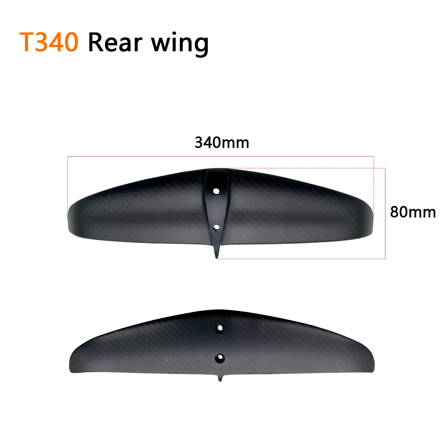 Настраиваемая ось фольги и задние крылья GY (340 370 390 400 460 500) для серфинга на