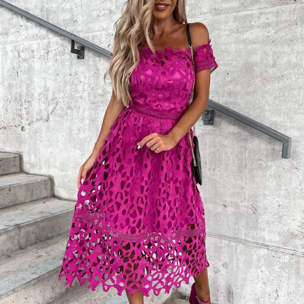 

Popular Formal Dress Slim Fit Super Soft Women Dress Backless A-Line Dress