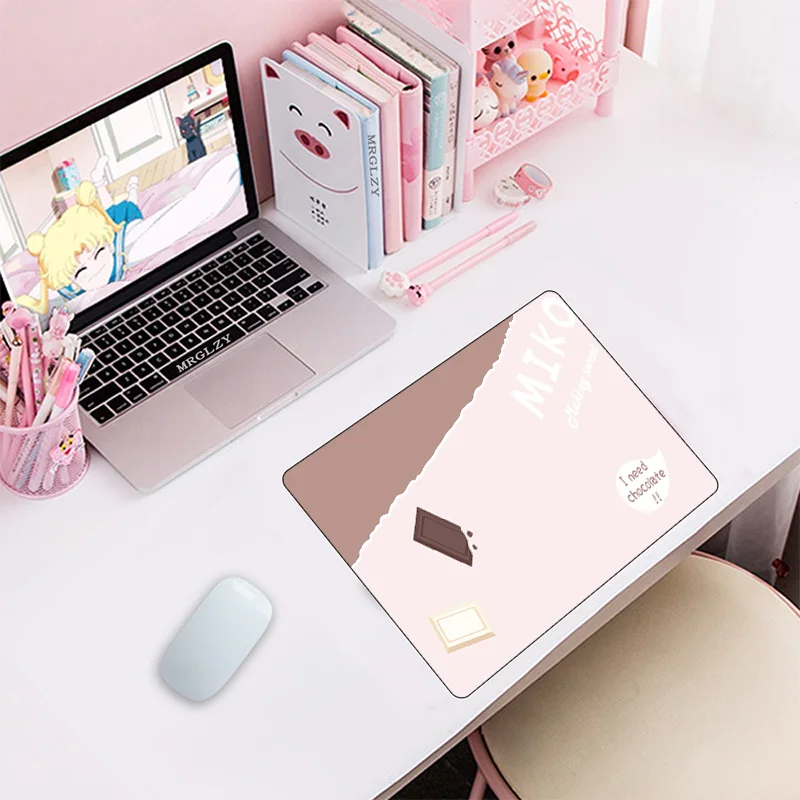 

Computer Components peripheral tapis de souris rug pad cute chocolate kawaii mousepad Computers Peripherals small desk pad CSGO