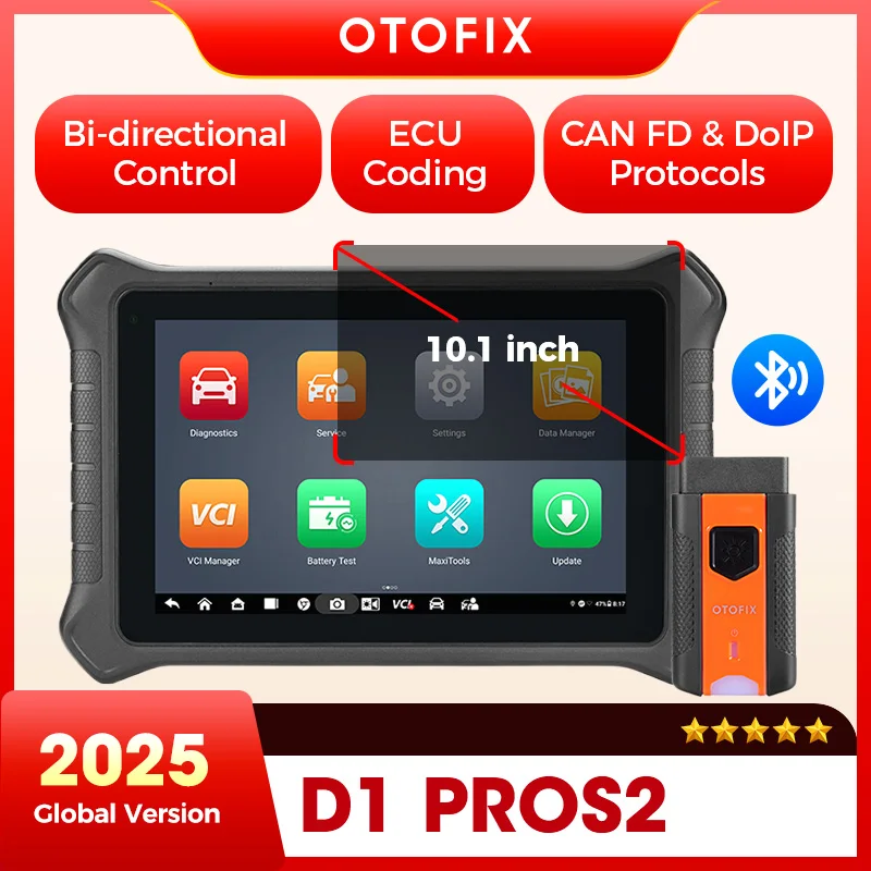 

OTOFIX D1 PROS2 Диагностический сканер Кодирование ЭБУ Двунаправленное управление Диагностические инструменты CANFD DoIP 2-летнее обновление Русские автомобили