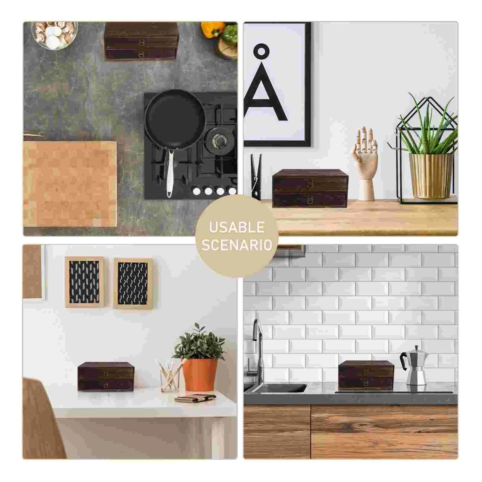 Ящик для стола из цельного дерева ящик хранения канцелярских принадлежностей