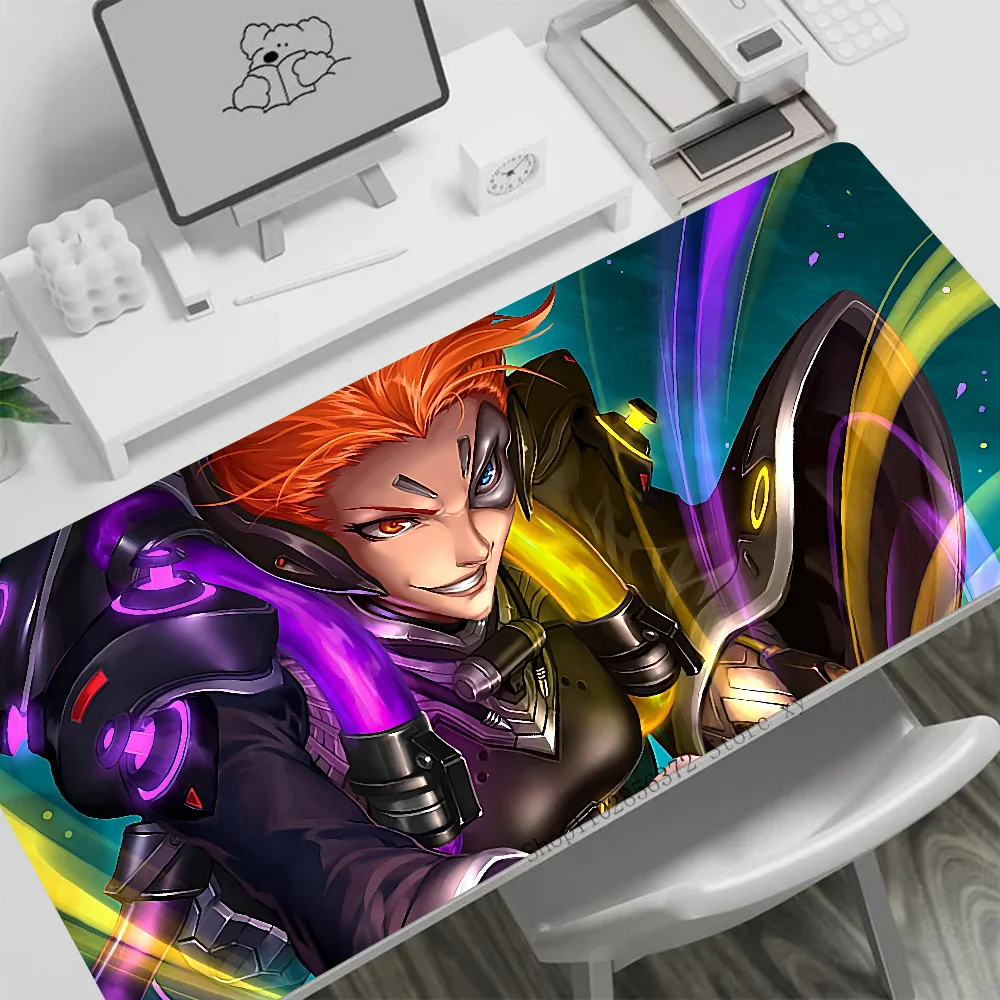 Коврик Для Игровой Мыши Overwatch Moira — Размер XXL С Нескользящим Основанием