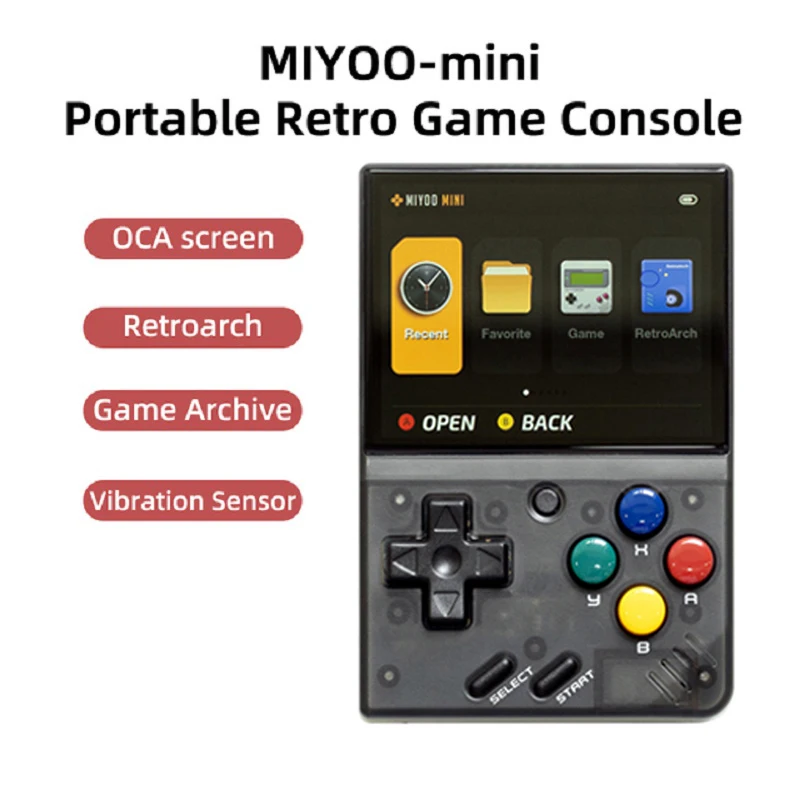 Портативная игровая консоль MIYOO MINI V2 2 8 дюйма IPS HD экран Ретро ручной классический