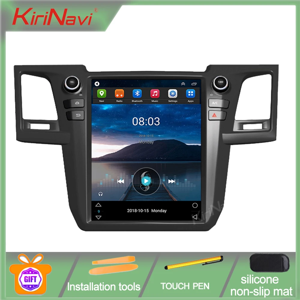 

Vertical Screen 12.1'' 2 Din Android 11 Car Radio Player For Toyota Fortuner Hilux Multimedia Video Player Tesla Style Autoradio