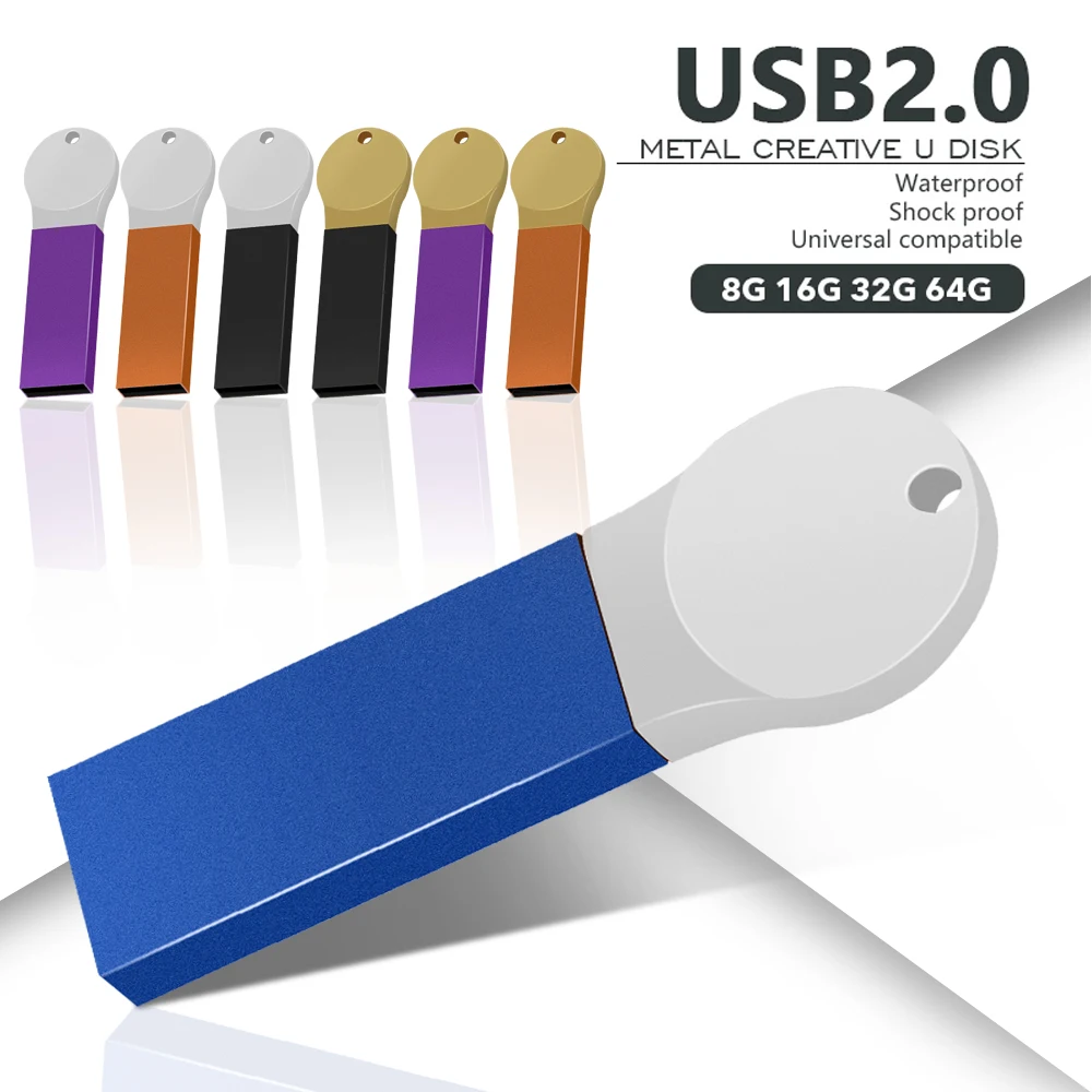 

Портативный водонепроницаемый usb флеш-накопитель, флешка на 4 ГБ/8 ГБ/16 ГБ/32 ГБ/64 ГБ, практичная емкость, подарочная