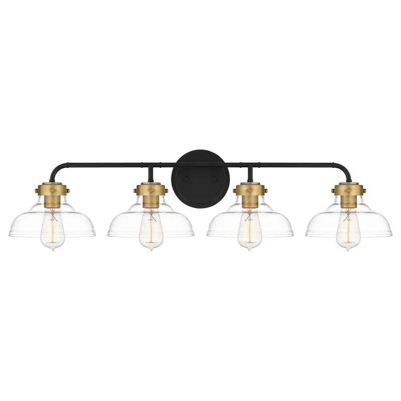 

4-Light Matte Black Light
