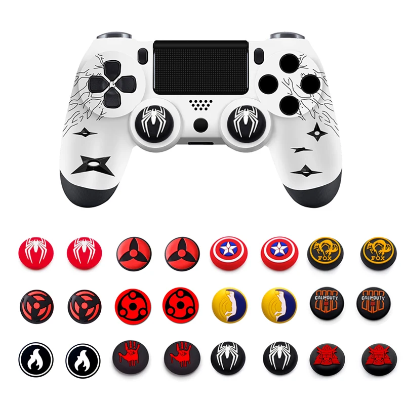 

OENY 2PS Thumb Grips for PS5 Controller PS4 Thumbstick Cover Extenders Caps for PS4/PS5/XBO ONE 360 Accessories