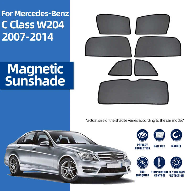 

Magnetic Car Sunshade Front Windshield Rear Side Window Sun Shade For Mercedes Benz C E M Class W203 W204 W205 W212 W213 ML W166