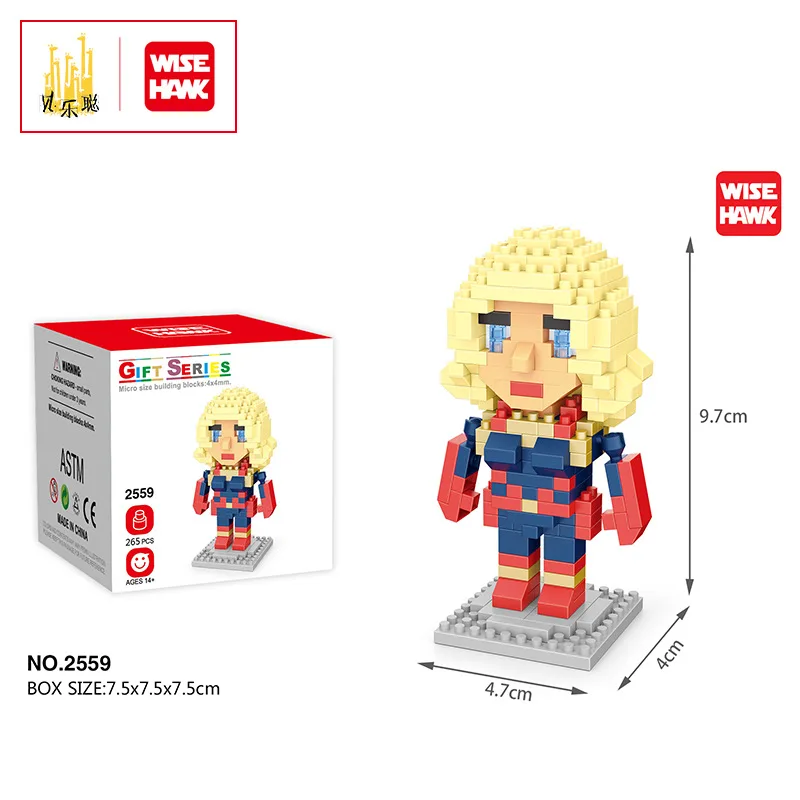 Строительные блоки Мстители Халк Железный человек Тор одинсон танос маленький