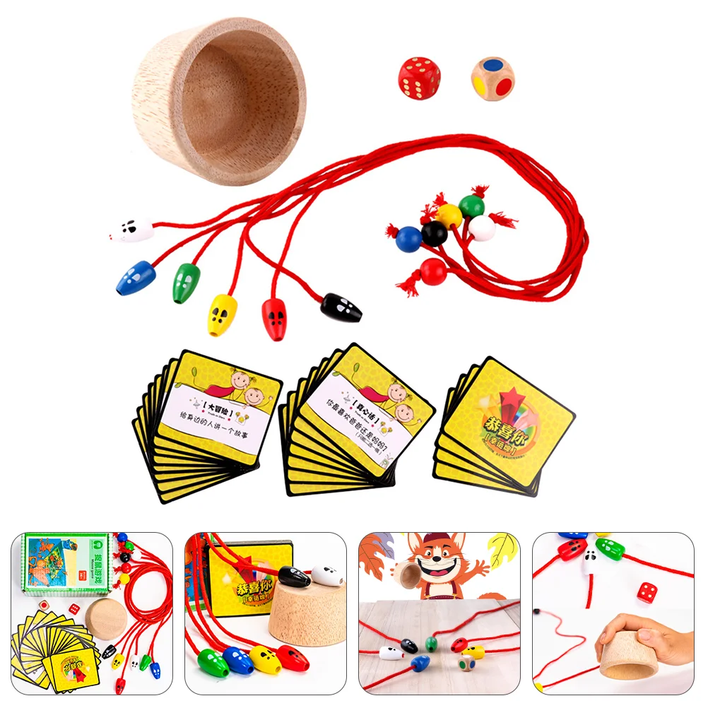 

1 Set Board Game Wooden Creative Educational Catching Desktop Game