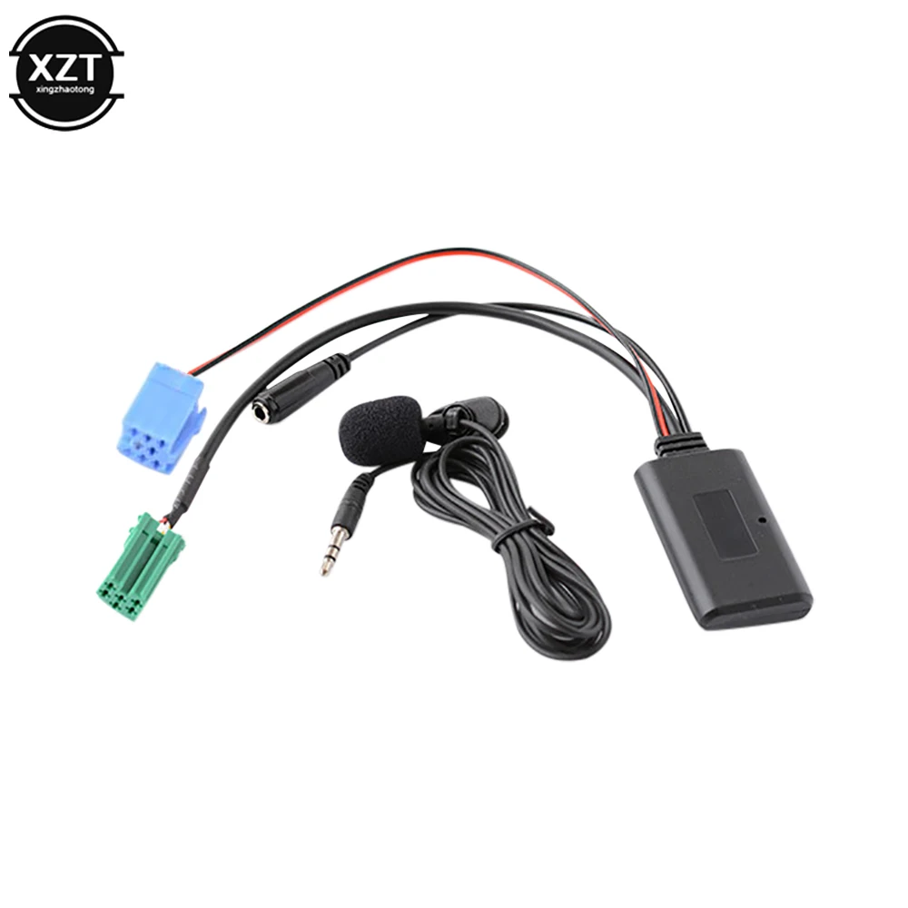 Автомобильный Bluetooth 5 0 Aux-кабель микрофон свободные руки адаптер для вызова Renault