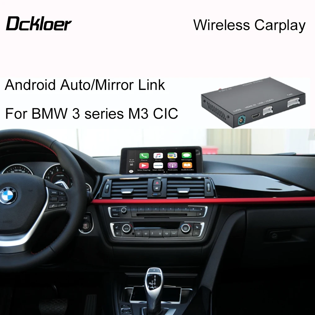 

Wireless CarPlay For BMW 3 Series E90 E91 E92 E93 M3 2009-2013 with Android Auto Mirror Link AirPlay Car Play