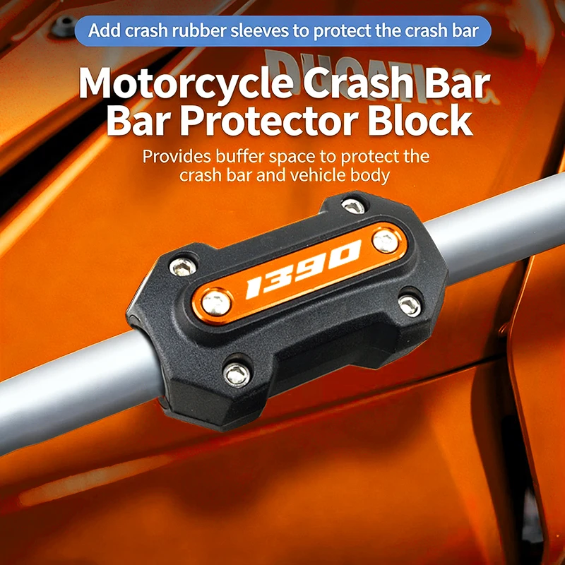 Фото Аксессуары для мотоциклов KTM 1390 Super Adventure 1390 SUPER DUKE: защита двигателя CNC, бампер, защита от ударов, блок-защита. №2
