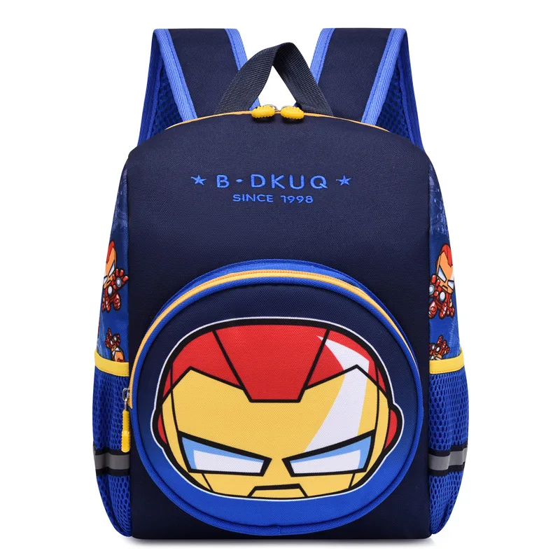 New Disney Marvel Frozen 2 School Backpack for Boy Girl Spiderman Donald Duck Cute Kindergarten Student School Bag Kids Backpack