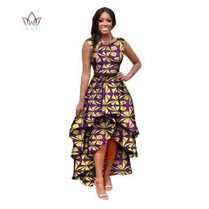 Wholesale Dresses For New Year 2023 African Attire Female Sleeveless Elegant Robe For Women Ladies Clothing Larger Size WY447