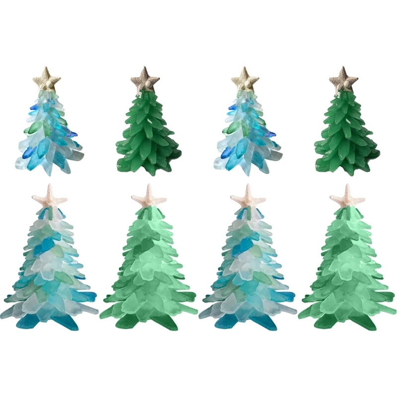 

Exquisite LED Christmas Tree Ornament Nonluminous Tabletop Tree Shaped Decor
