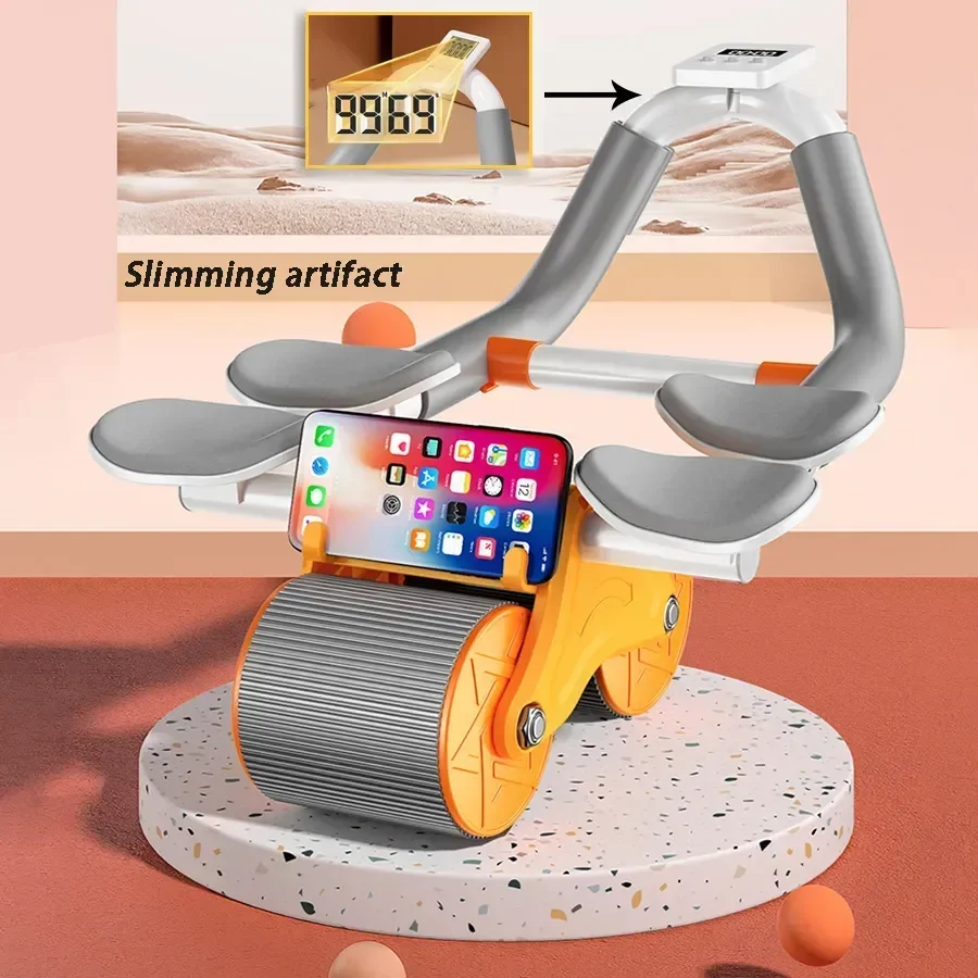 

Ab Roller Wheel Automatic Rebound Abdominal Wheel Muscle Training Push-up Abdominal Roll Elbow Support Flat Plate Exercise Wheel