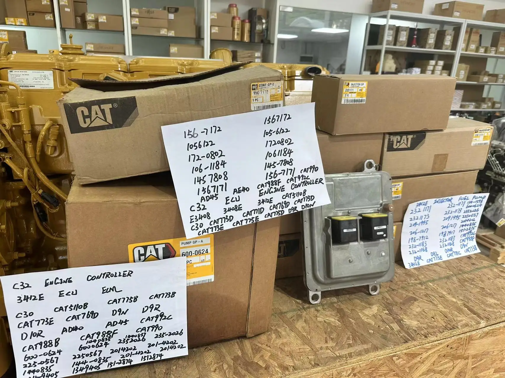 Фото Двигатель контроллера ECU ECM 345-3381 для C7.1 E320E E324E E329E №1
