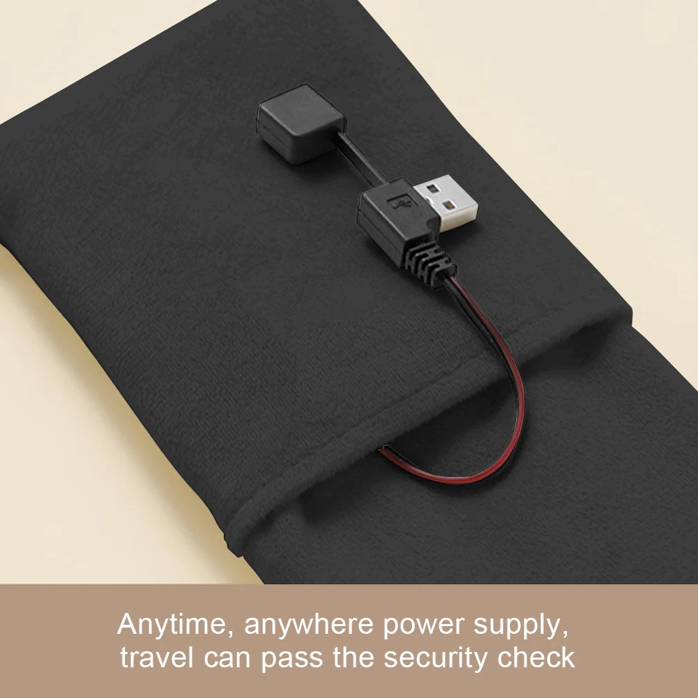 Электрический USB-шарф с подогревом грелка для шеи 3-температурный регулируемый