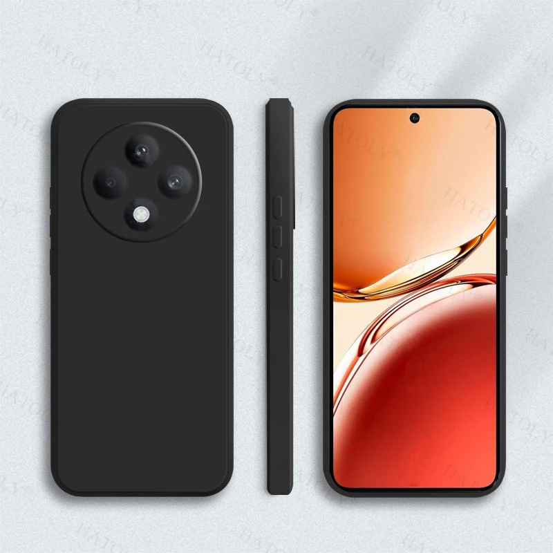 Для Oppo Reno 12 FS Чехол Reno12 Оригинальный жидкий силиконовый чехол ярких цветов для