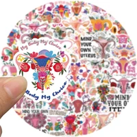 1050pcs uterus waterproof sticker graffiti decoration laptop luggage for cafe and skateboard luggage cart wall stickers kid toy