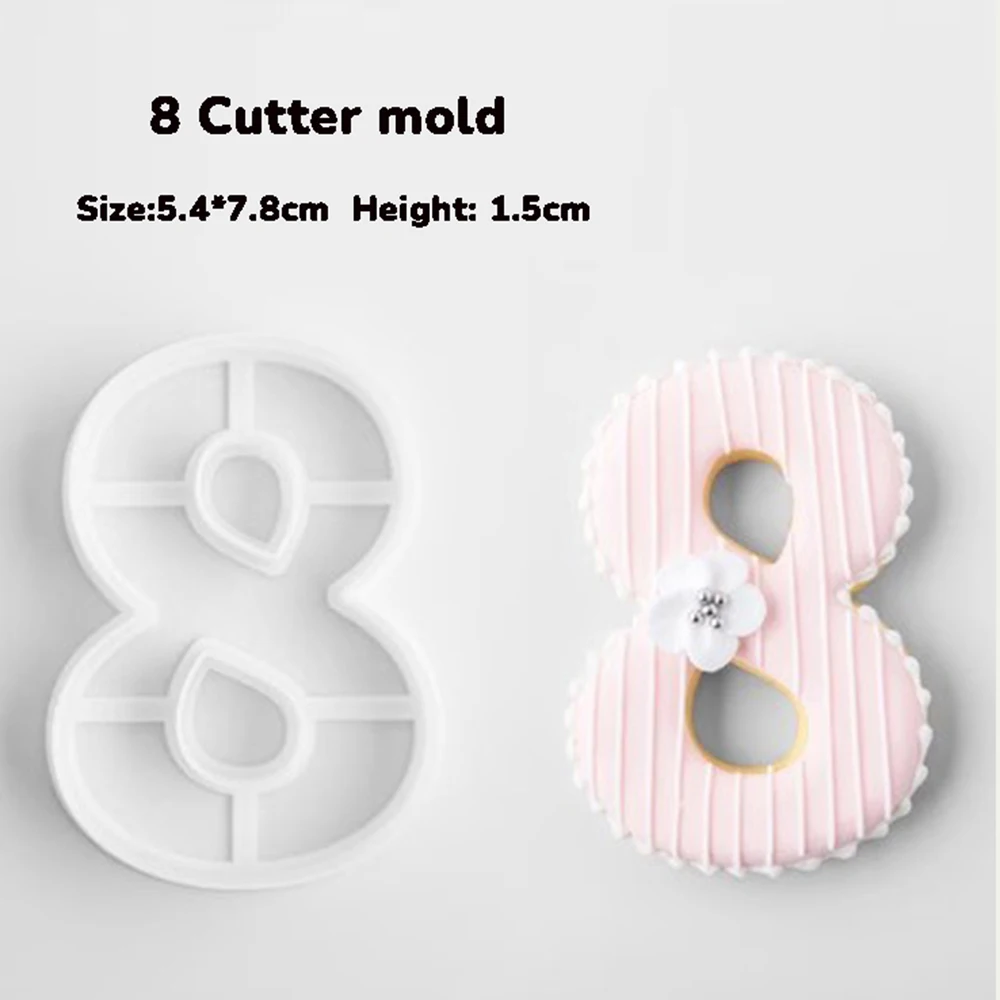 

Мультяшная форма для печенья с большими цифрами